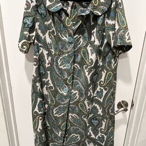 Paisley Print Vintage housecoat